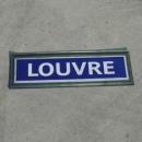 フランス雑貨パリのメトロサイン(新品)LOUVRE駅